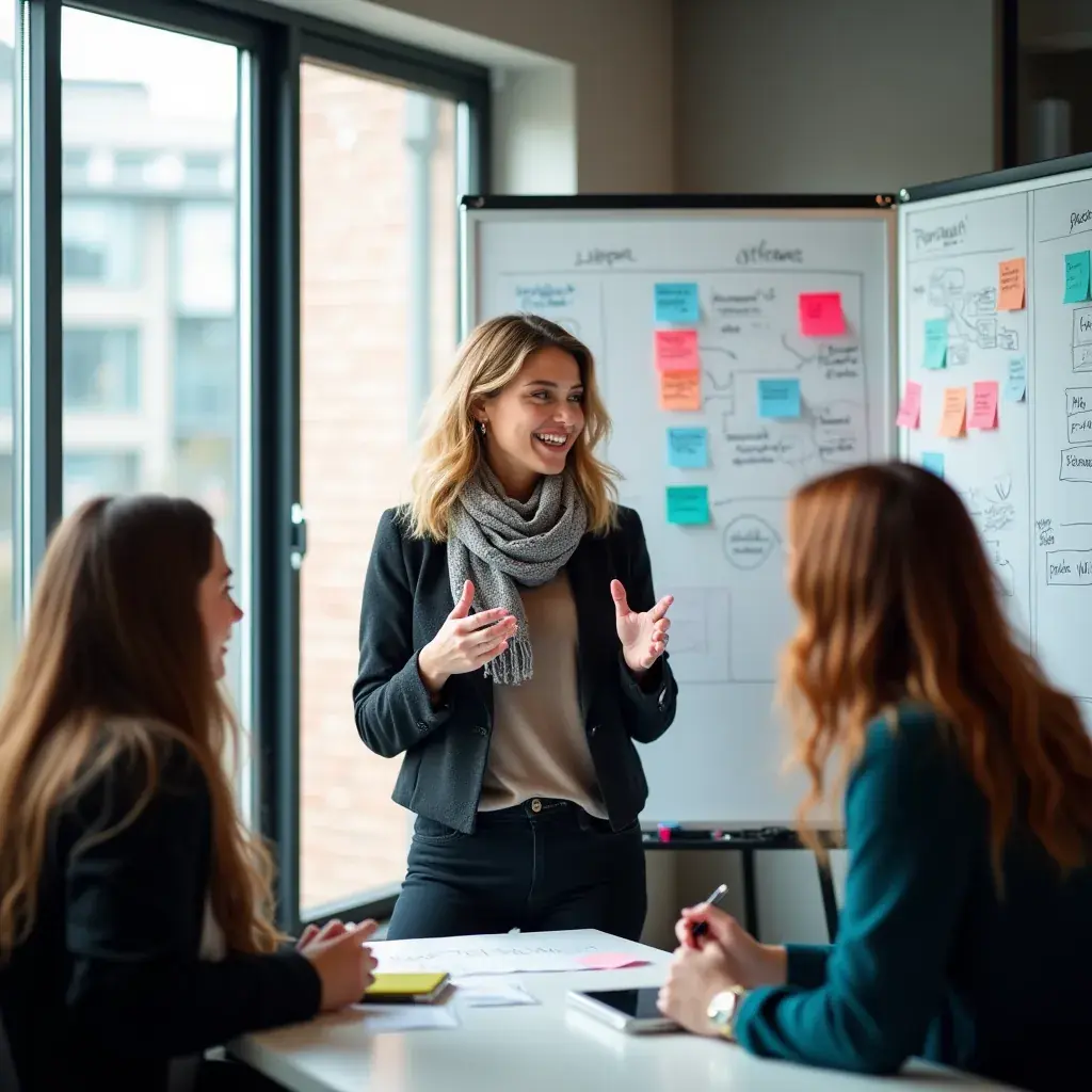 Modern office environment